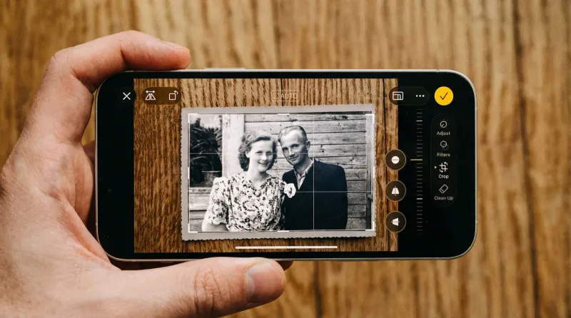 Pareiza fotogrāfijas apgriešana (Crop) - piemērs